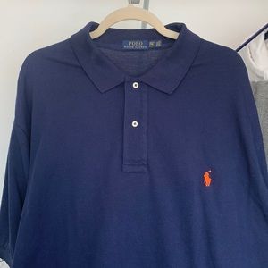 Polo Navy w/ Orange Pony Like New Size 2XLT